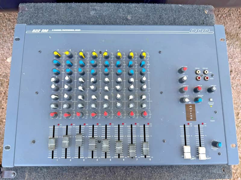 DOD 822 RM 8 Channel Professional Mixer w/ Ear Racks image 1