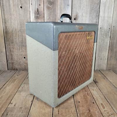 Vox AC15 Two Tone Version 7 Third Circuit EF86 1960 - Two Tone Grey image 3