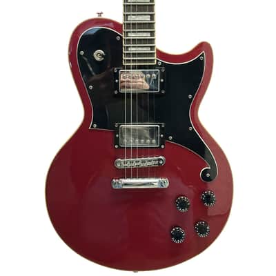 D'Angelico Premier Atlantic Electric Guitar Oxblood w/Gig Bag image 1