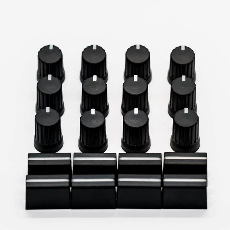 Immagine Mint DJ TechTools Chroma Caps Pack Pro for Controller Knobs & Faders, Black - 1