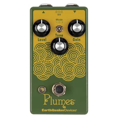 EarthQuaker Devices Plumes Small Signal Shredder 2019 - Present - Green / Yellow Print image 1