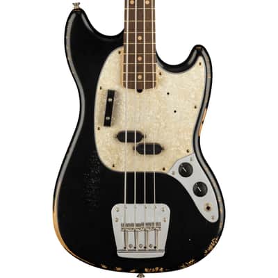 Fender JMJ Road Worn Mustang Bass Black | Reverb Canada