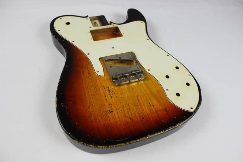 MJT Official Custom Order Vintage Aged Nitro Guitar Body by Mark Jenny VTT CUSTOM Sunburst image 1