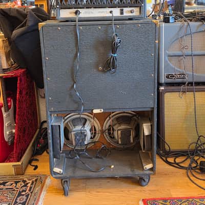 Vintage 1960s Danelectro DS-100 6x10" Guitar Half Stack Gray image 18
