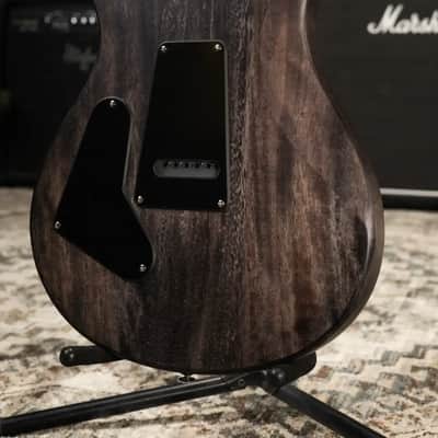 PRS SE 24 Satin Electric Guitar - Charcoal with Gig Bag image 8
