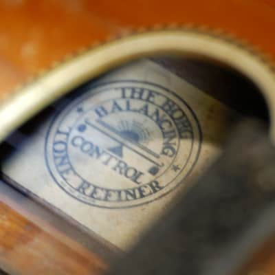 Regal REGAL Double Sound Hole Flat Top Acoustic Guitar- "Borg Balancing Control Tone Refiner" image 4