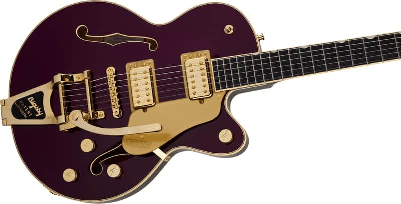 SPECIAL-ORDER! GRETSCH Broadkaster® Jr. LX Center Block with String-Thru Bigsby / Blackberry image 1