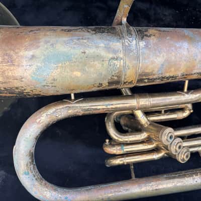 C G Conn Euphonium 3 Valve 1955 - Brass image 7