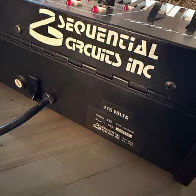 VTG Sequential Circuits Six-Trak Analog Synthesizer + Orig Box, Foam, Manual (Upgraded NVRAM) image 10