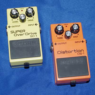 Boss SD-1/808 mod AnalogMan Silver Mod Yellow | Reverb