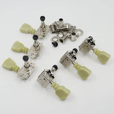 Schaller G-Series Deluxe KeyStone Locking Tuner Set, Double Ring - Nickel image 1