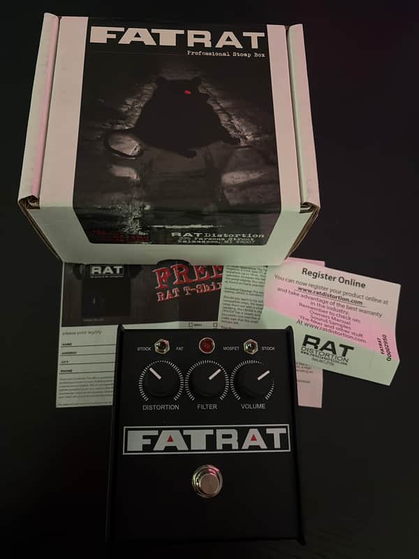 PROCO FAT RAT DISTORTION COMPLETE IN BOX image 1