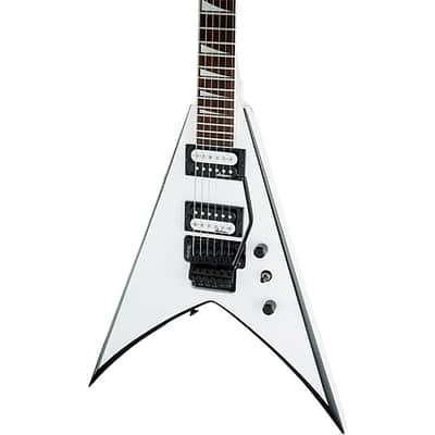 Jackson JS Series King V JS32 Electric Guitar White with 2024 - Black Bevels image 6