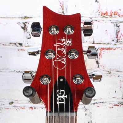PRS - Paul Reed Smith SE DGT Standard Moons - Electric Guitar - Vintage Cherry - w/ Gigbag image 5