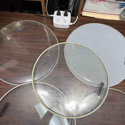 Lot - 25 Drum Heads - PDP - Pearl - Evan’s - 20” - 8” - 12” - 13” - 14” - 16” image 20