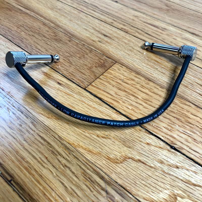 Lava Cable Tightrope 6.25” RA 1/4” - RA 1/4” Patch Cable image 1