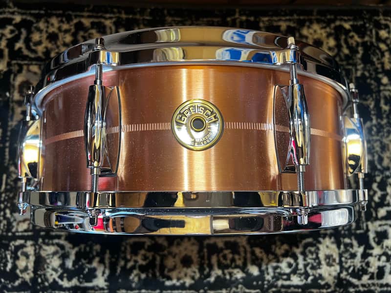 Gretsch G4160C2 USA Custom Copper 5x14" Snare Drum - Copper image 1