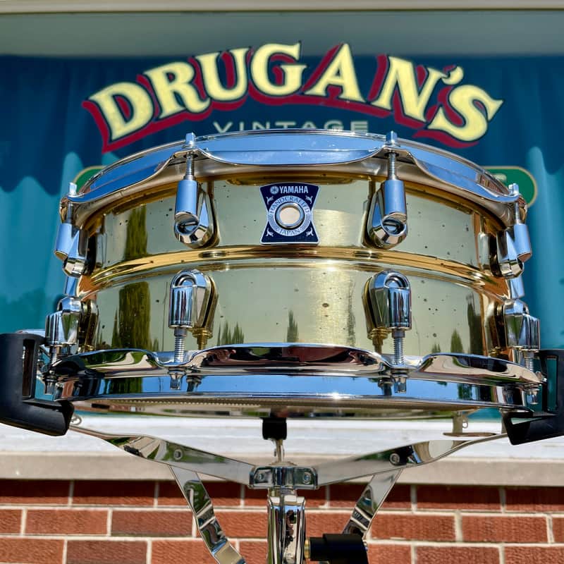 Yamaha SD-4455 Brass Shell 5.5x14 Snare Drum MIJ image 1