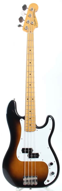 1983 Squier Precision Bass '57 Reissue sunburst image 1