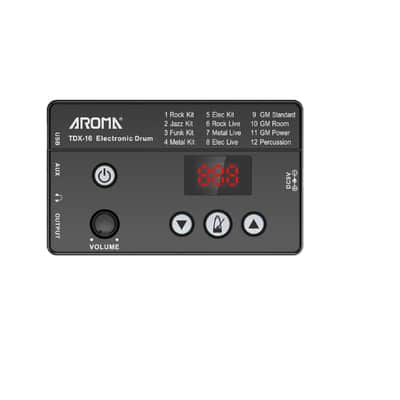 Aroma  TDX-16 All Mesh Electronic Drum Kit - TDX16 image 2