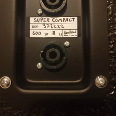 Barefaced Super Compact 2022 1x12 Bass Cab - Black, Like NEW image 4