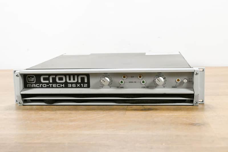 Crown Macro-Tech 36x12 2-Channel Power Amplifier CG015TR image 1