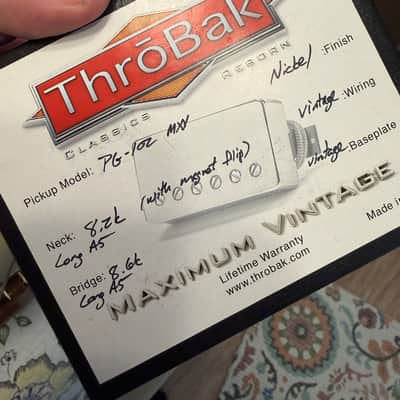 ThroBak PG-102 PAF Repro 2025 - Aged nickel image 4