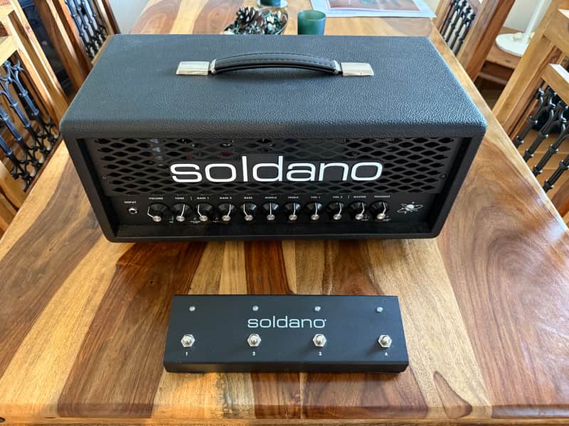 Soldano ASTRO-20 3-Channel 20-Watt Guitar Amp Head 2023 - Present - Black image 1