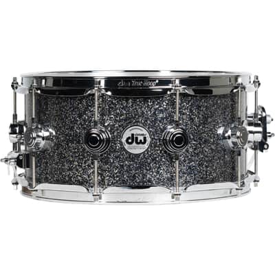 Drum Workshop Collectors Series SonicPly 6.5x14 Snare Drum - Black Galaxy image 1