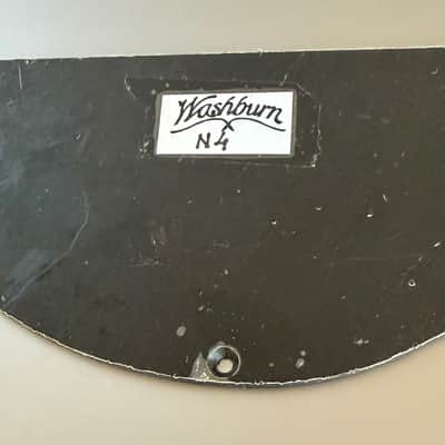 Washburn N4 back plate. Unused with protective film still on - Black image 2