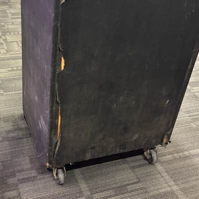 Vintage Ampeg V4B 2x15 bass cabinet with EV 15B speakers image 10
