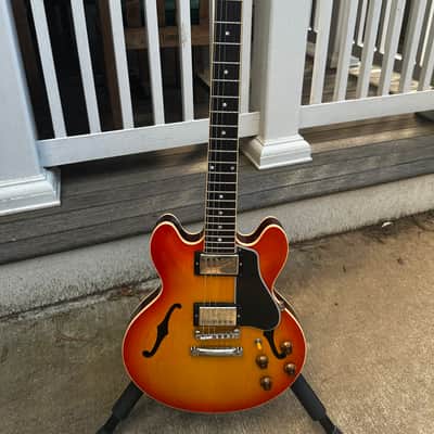 2006 Gibson Custom Shop CS-336 Figured Top - Tangerine Burst OHSC Mint image 5