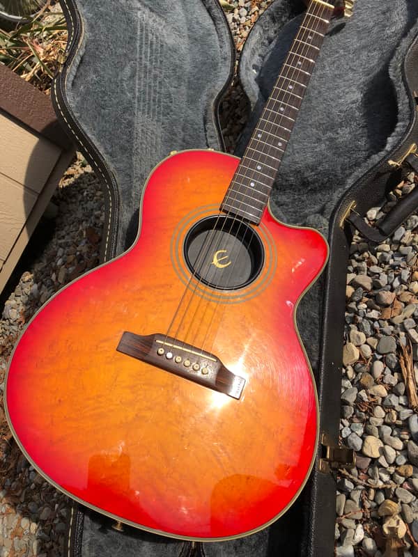 Epiphone Chet Atkins CEC SST acoustic electric Sunburst - THINLINE image 1
