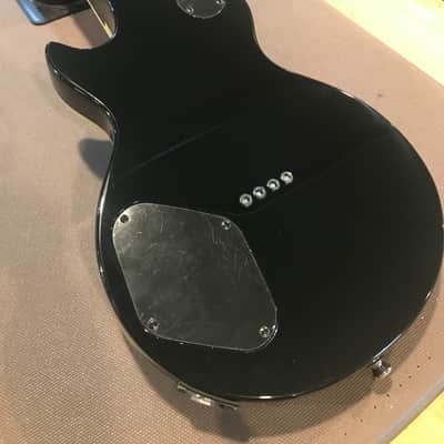 RISA Lp-432 Solid Body Electric Tenor Ukulele 2020s - Black image 4