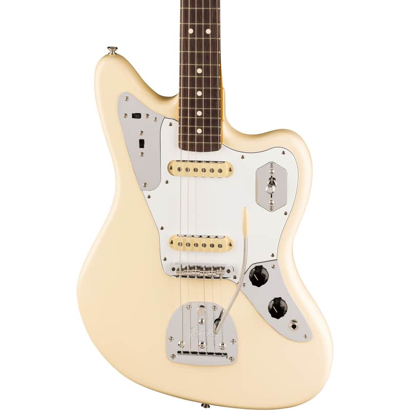 Fender Johnny Marr Jaguar in Olympic White Finish with Case image 1
