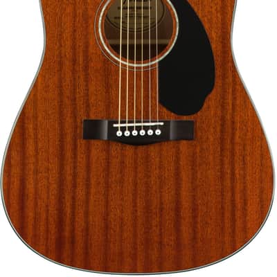 Fender CD-60S Solid Top Dreadnought Acoustic Guitar - All Mahogany w/ Hard Case image 2