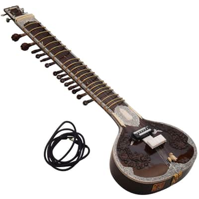 Kanai Lal Professional Electric Travel Sitar image 1