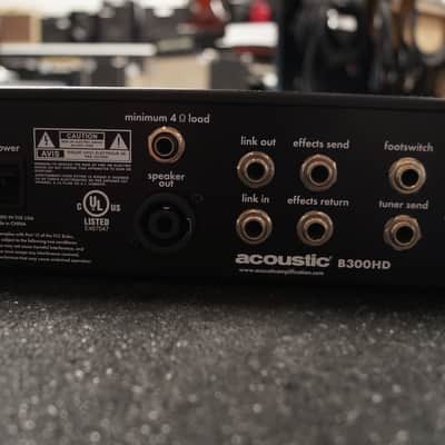 Acoustic  B300HD Compact Bass Head BIG sound! image 5