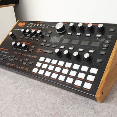 ASM Hydrasynth Desktop Module Dual Angled End Cheeks from Synths And Wood image 8