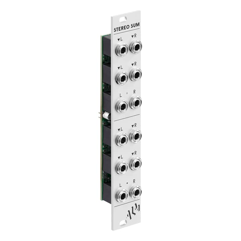 ALM Busy Circuits Stereo Sum Eurorack Unity Gain Mixer Module image 1
