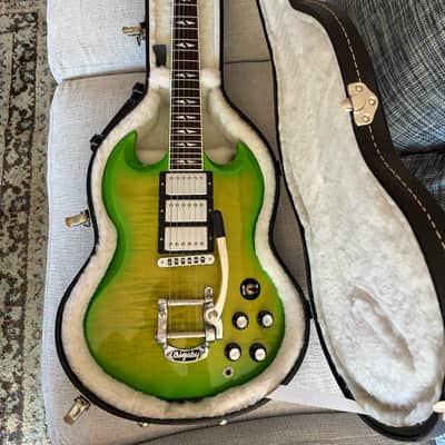 Gibson SG Deluxe 2013 - Lime Burst image 1