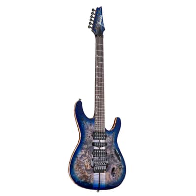 Ibanez Premium S1070PBZ-CLB Cerulean Blue Burst - Electric Guitar image 1