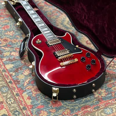 2010 Gibson Custom Les Paul Custom - Translucent Red image 13