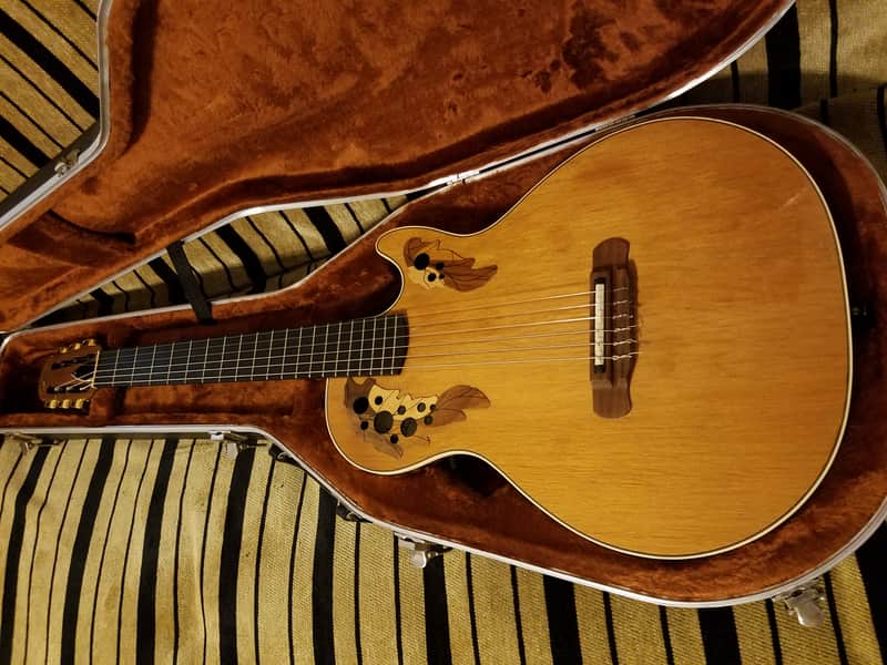 Ovation EA 63 Viper Nylon Electric Chambered Body Rare w/ HSC image 1