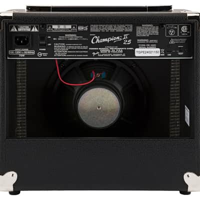 Fender Champion II 25 25W 1x12 Guitar Combo Amp Black image 4