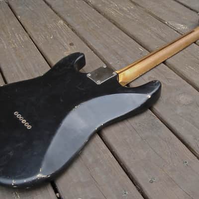 Danocaster S-Model Custom Stratocaster Reverse Telecaster Headstock 2015 Black image 2