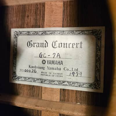 Yamaha Grand Concert GC-7A 1979 image 5