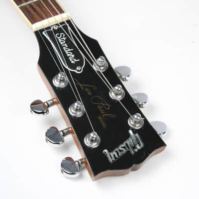 1998 Gibson Les Paul Standard Double Cut Amber Flame Maple Top Original Case 7 lbs 1 oz 60's 1960's Neck Profile image 21