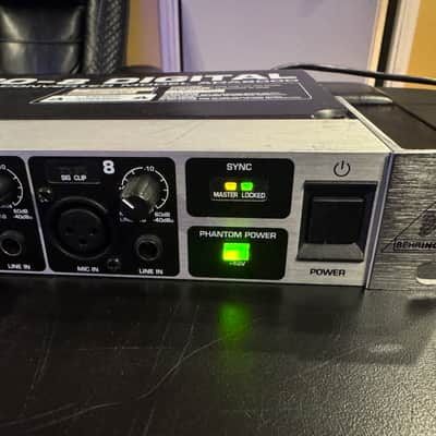 Behringer Ultragain Pro-8 Digital ADA8000 8-Channel Mic Preamp with A/D Converter 2000s - Black / Silver image 4