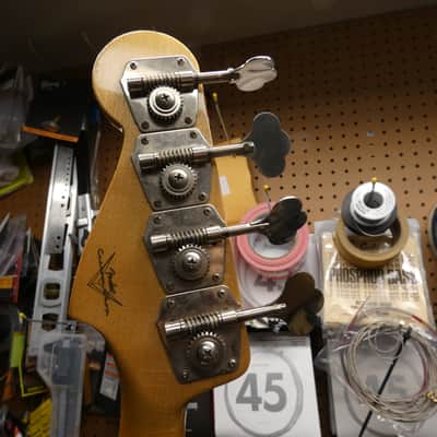 Fender Custom Shop '64 Jazz Bass 2002 - Reliced Olympic White image 12